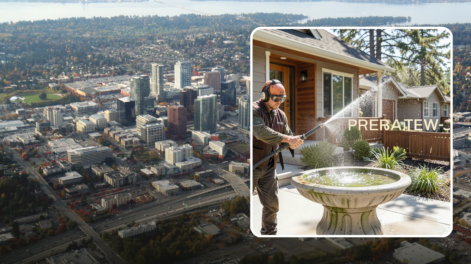 Birdbath Cleaning in Bellevue, King County, WA - We clean birdbaths to clear algae, mineral scale, and grime from the basin and pedestal for a fresh, healthy water feature.