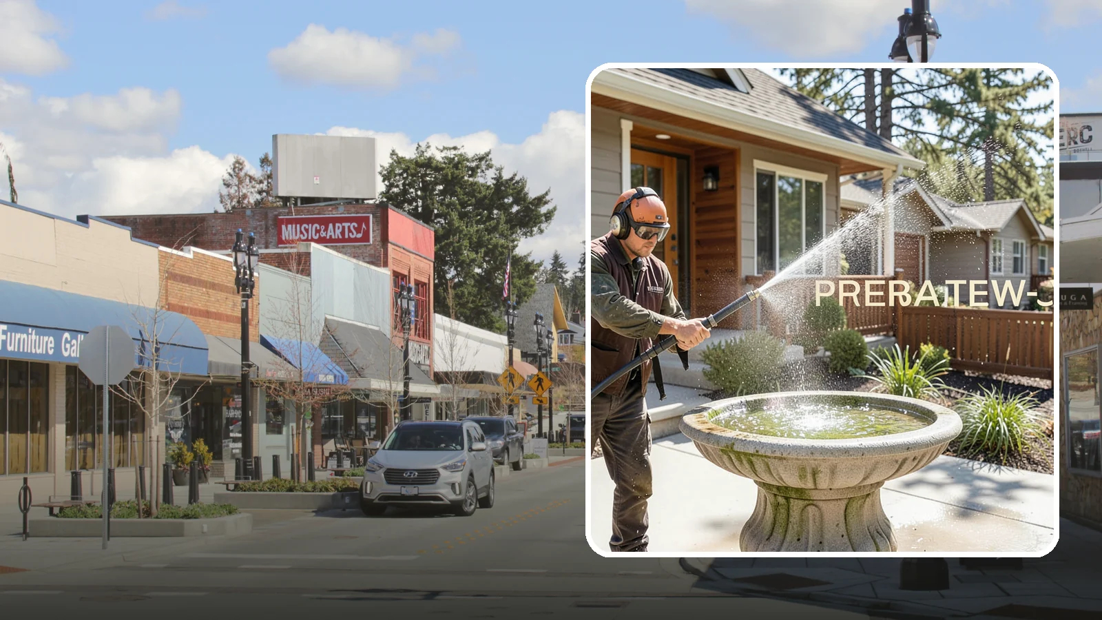 Birdbath Cleaning in Bothell, King County, WA - We clean birdbaths to clear algae, mineral scale, and grime from the basin and pedestal for a fresh, healthy water feature.
