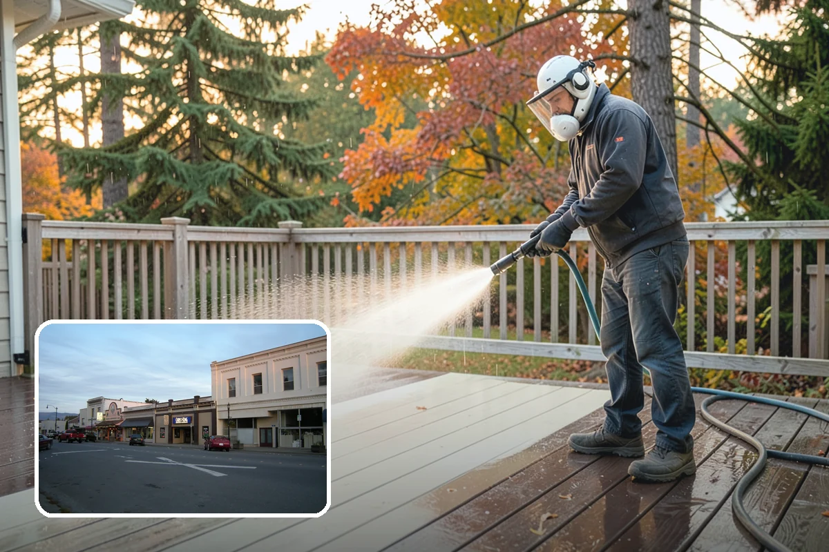 Birdbath Cleaning in Burlington, Skagit County, WA - Clears the green algae ring from the basin