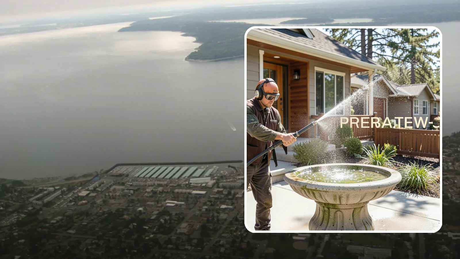 Birdbath Cleaning in Des Moines, King County, WA - We clean birdbaths to clear algae, mineral scale, and grime from the basin and pedestal for a fresh, healthy water feature.