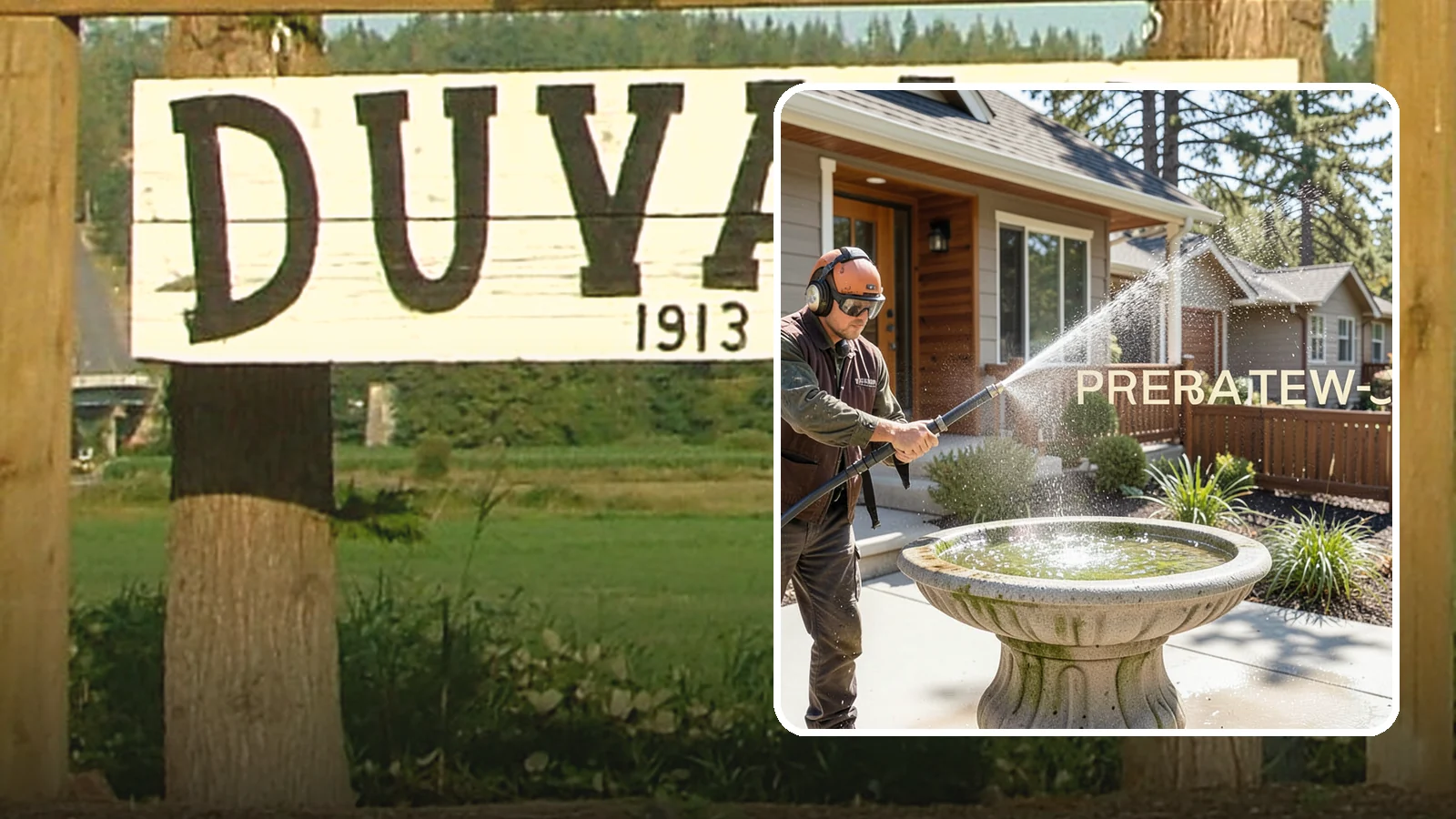 Birdbath Cleaning in Duvall, King County, WA - We clean birdbaths to clear algae, mineral scale, and grime from the basin and pedestal for a fresh, healthy water feature.