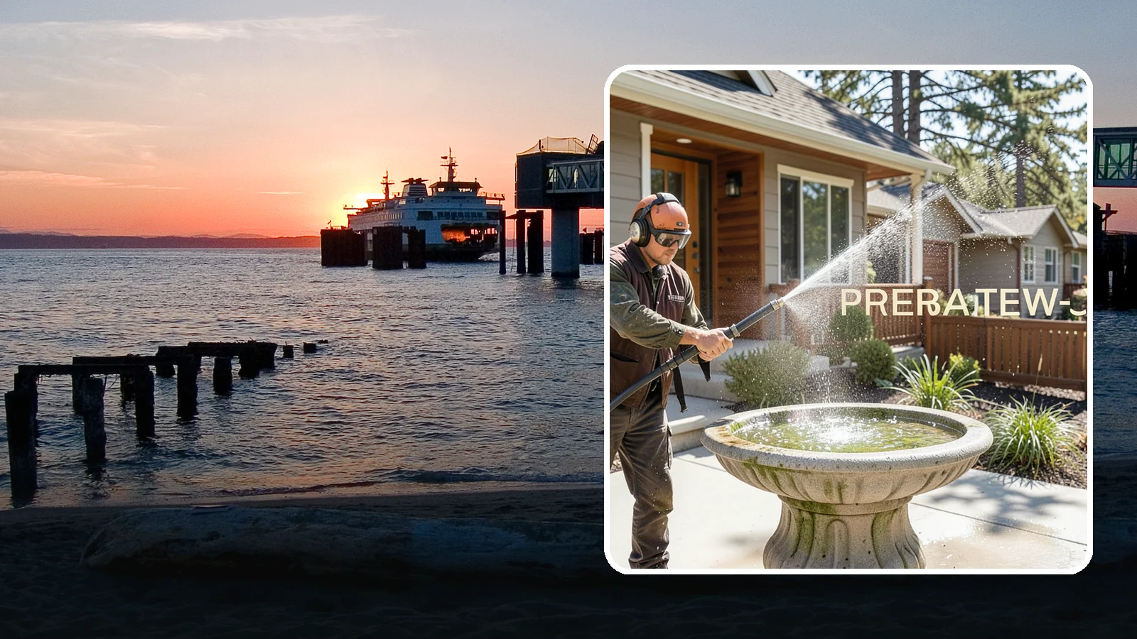 Birdbath Cleaning in Edmonds, Snohomish County, WA - We clean birdbaths to clear algae, mineral scale, and grime from the basin and pedestal for a fresh, healthy water feature.