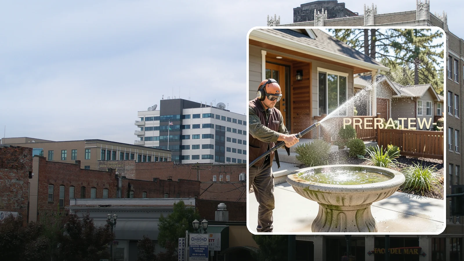 Birdbath Cleaning in Everett, Snohomish County, WA - We clean birdbaths to clear algae, mineral scale, and grime from the basin and pedestal for a fresh, healthy water feature.