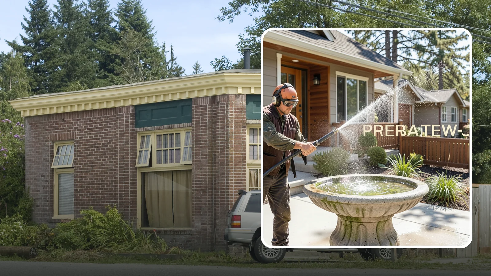 Birdbath Cleaning in Hamilton, Skagit County, WA - We clean birdbaths to clear algae, mineral scale, and grime from the basin and pedestal for a fresh, healthy water feature.
