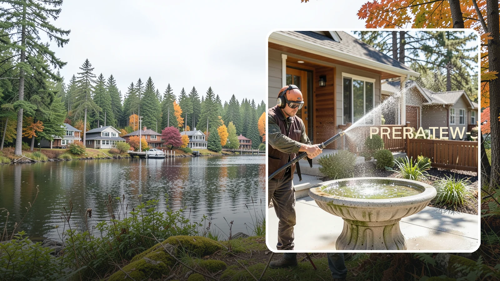 Birdbath Cleaning in La Conner, Skagit County, WA - We clean birdbaths to clear algae, mineral scale, and grime from the basin and pedestal for a fresh, healthy water feature.