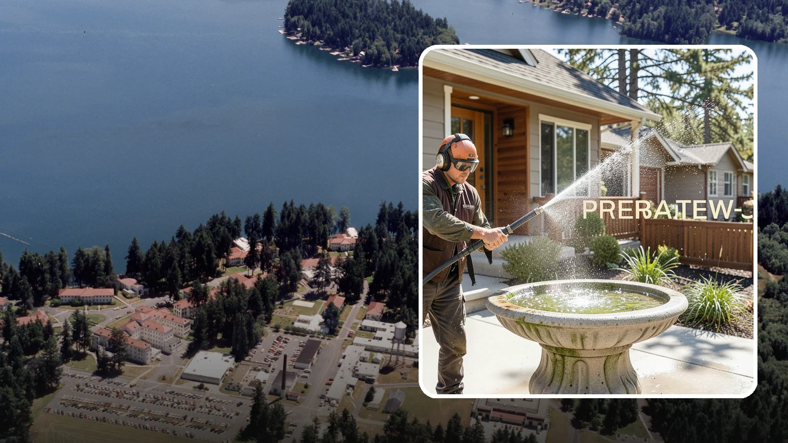 Birdbath Cleaning in Lakewood, Pierce County, WA - We clean birdbaths to clear algae, mineral scale, and grime from the basin and pedestal for a fresh, healthy water feature.