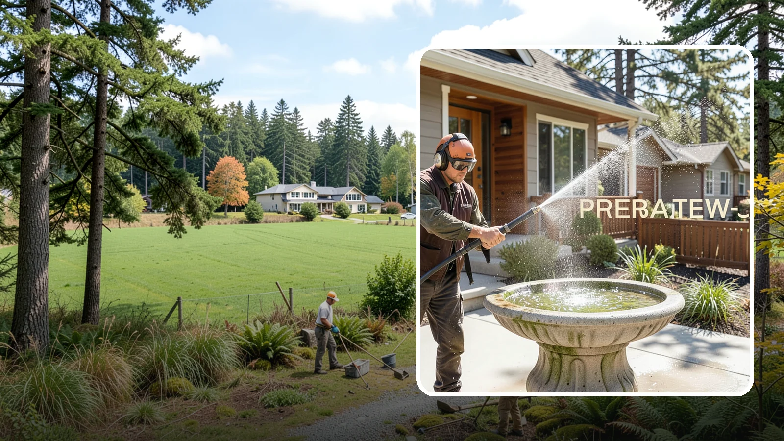 Birdbath Cleaning in Lyman, Skagit County, WA - We clean birdbaths to clear algae, mineral scale, and grime from the basin and pedestal for a fresh, healthy water feature.