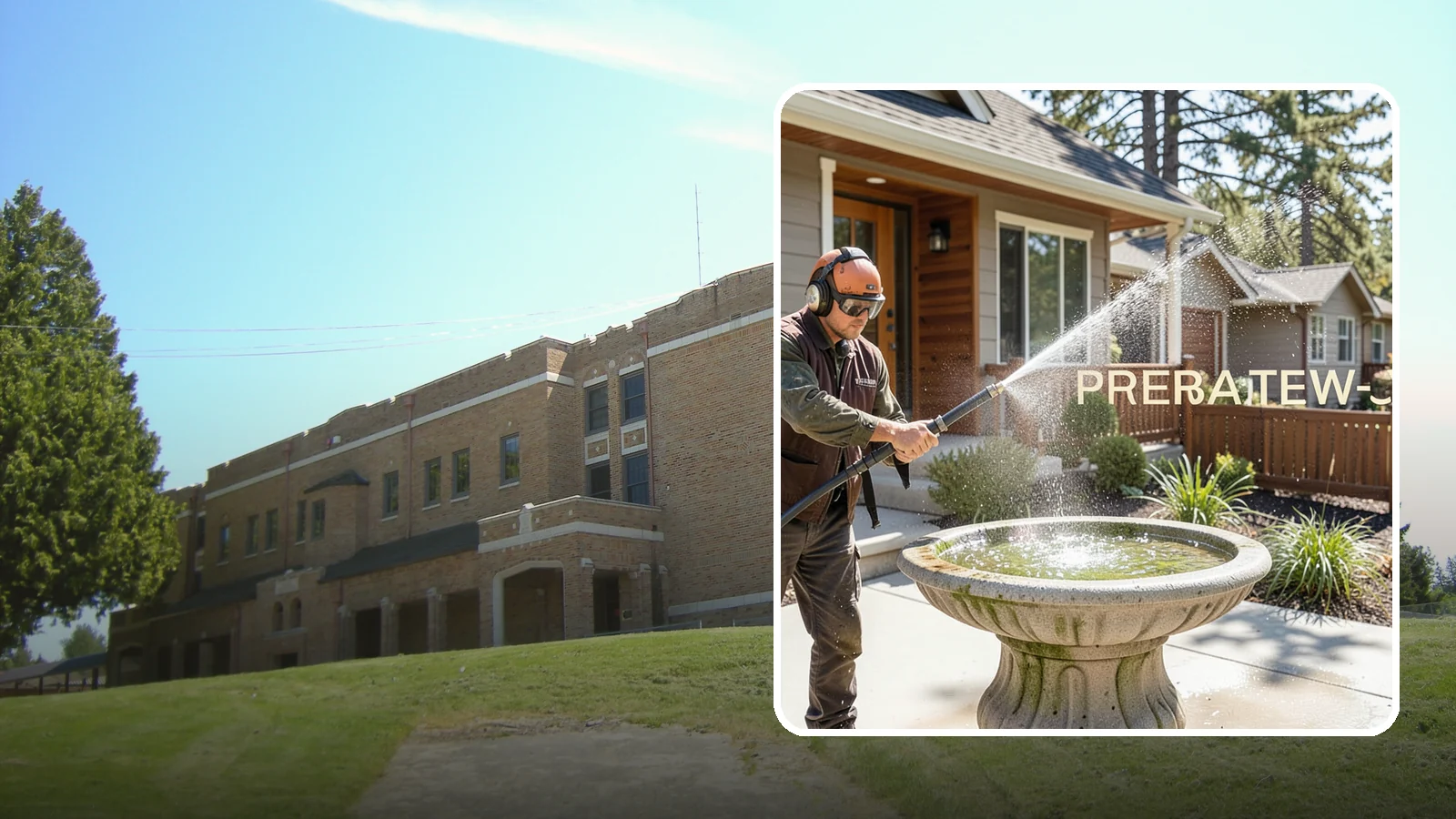 Birdbath Cleaning in Maple Valley, King County, WA - We clean birdbaths to clear algae, mineral scale, and grime from the basin and pedestal for a fresh, healthy water feature.