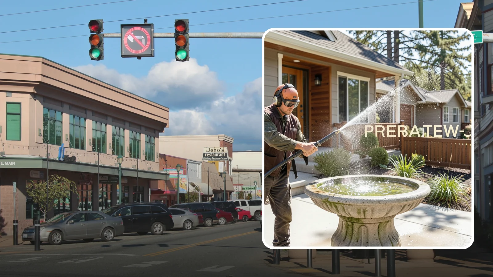 Birdbath Cleaning in Monroe, Snohomish County, WA - We clean birdbaths to clear algae, mineral scale, and grime from the basin and pedestal for a fresh, healthy water feature.
