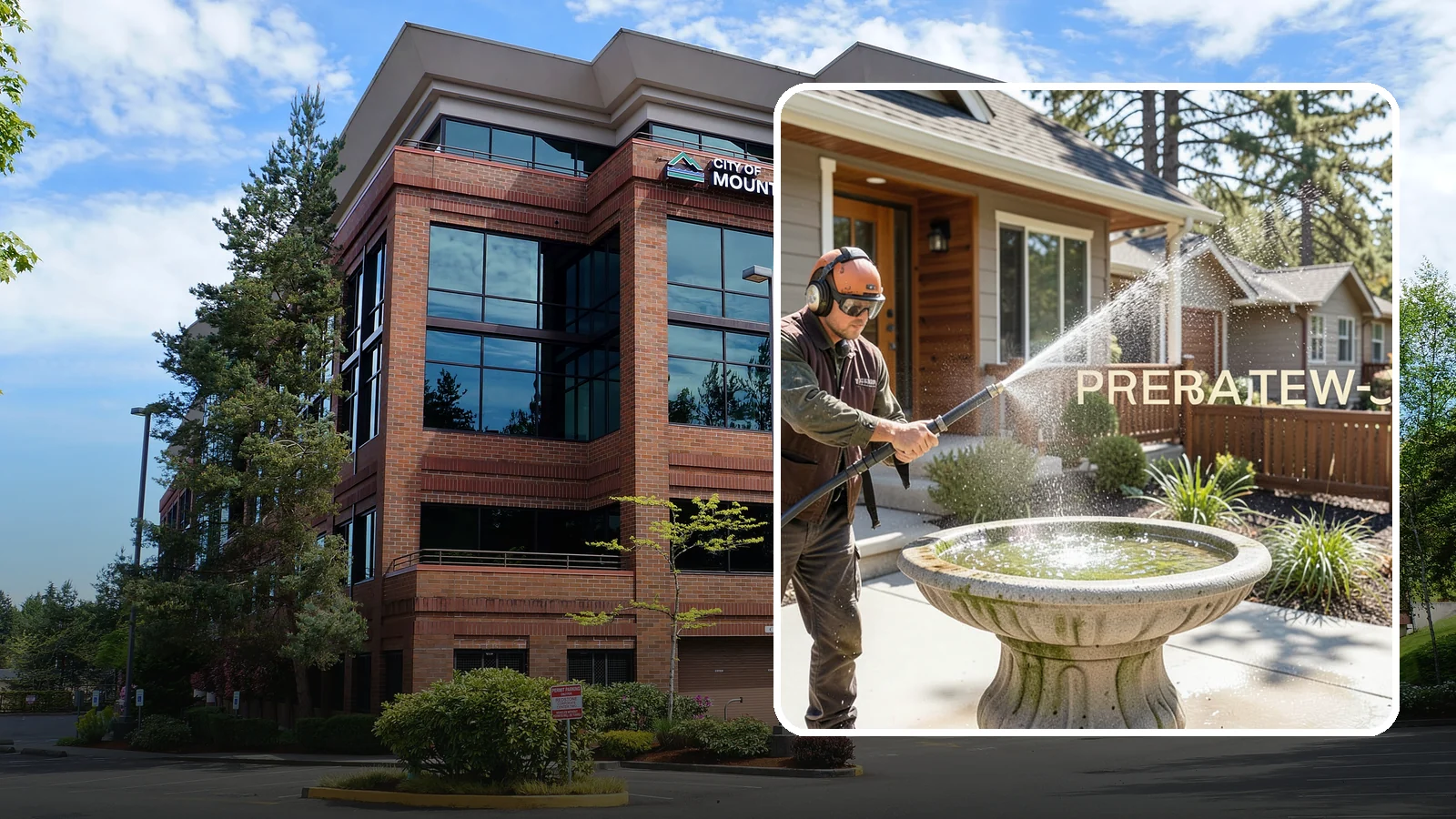 Birdbath Cleaning in Mountlake Terrace, Snohomish County, WA - We clean birdbaths to clear algae, mineral scale, and grime from the basin and pedestal for a fresh, healthy water feature.