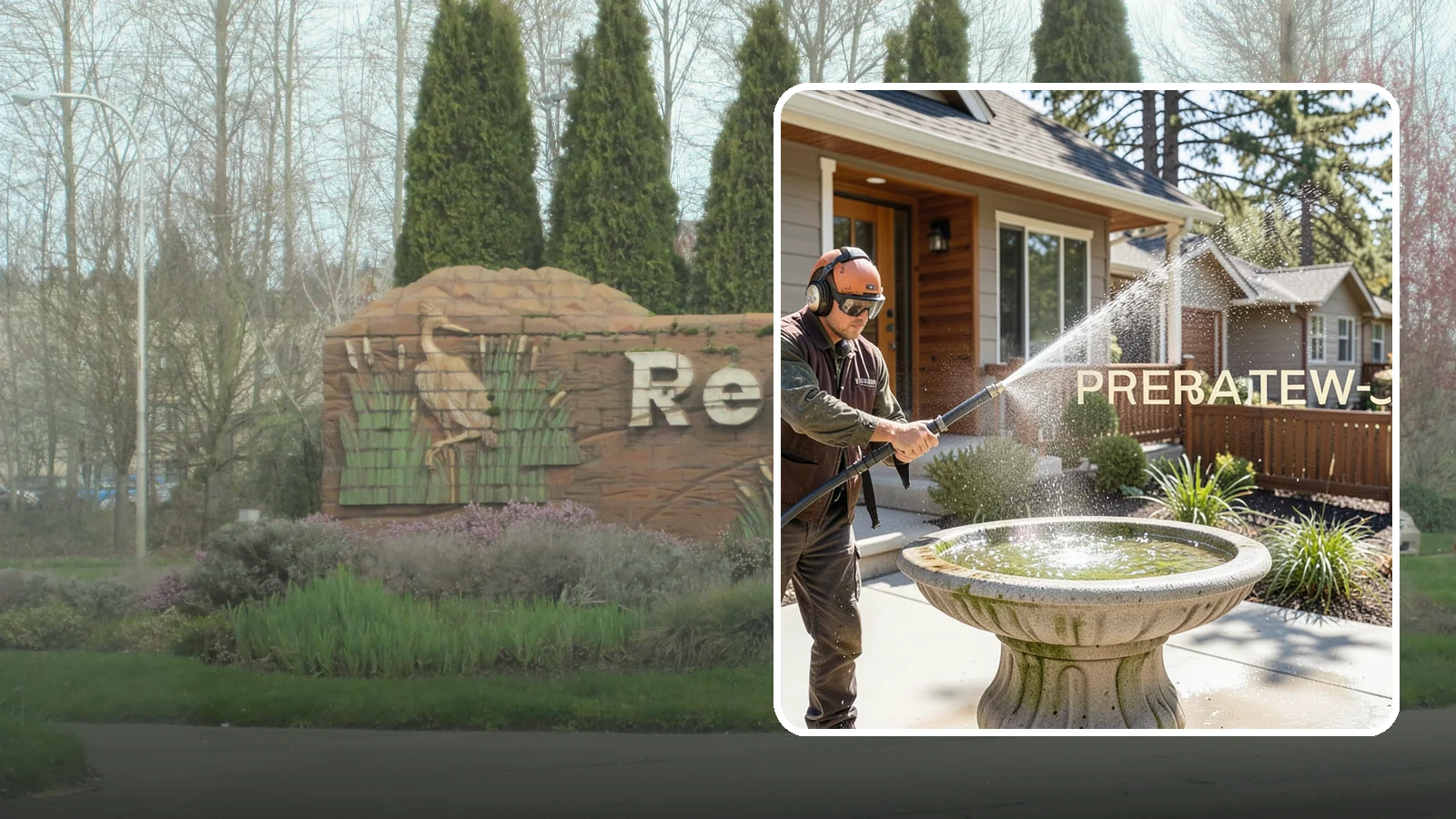Birdbath Cleaning in Renton, King County, WA - We clean birdbaths to clear algae, mineral scale, and grime from the basin and pedestal for a fresh, healthy water feature.