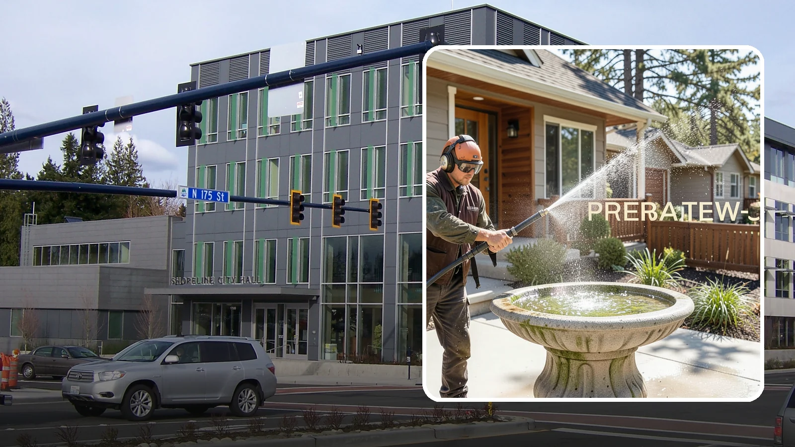 Birdbath Cleaning in Shoreline, King County, WA - We clean birdbaths to clear algae, mineral scale, and grime from the basin and pedestal for a fresh, healthy water feature.