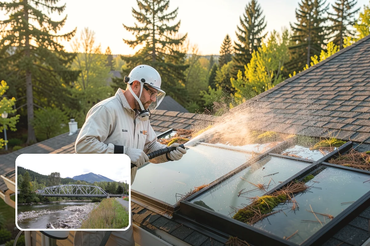 Birdbath Cleaning in Skykomish, King County, WA - Clears the green algae ring from the basin