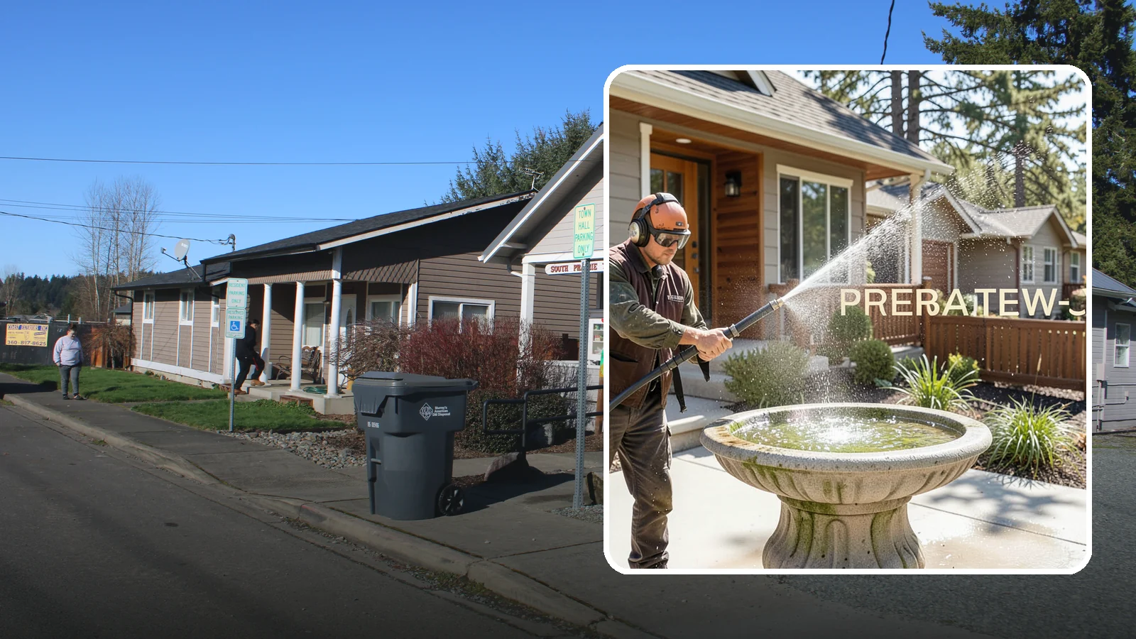Birdbath Cleaning in South Prairie, Pierce County, WA - We clean birdbaths to clear algae, mineral scale, and grime from the basin and pedestal for a fresh, healthy water feature.