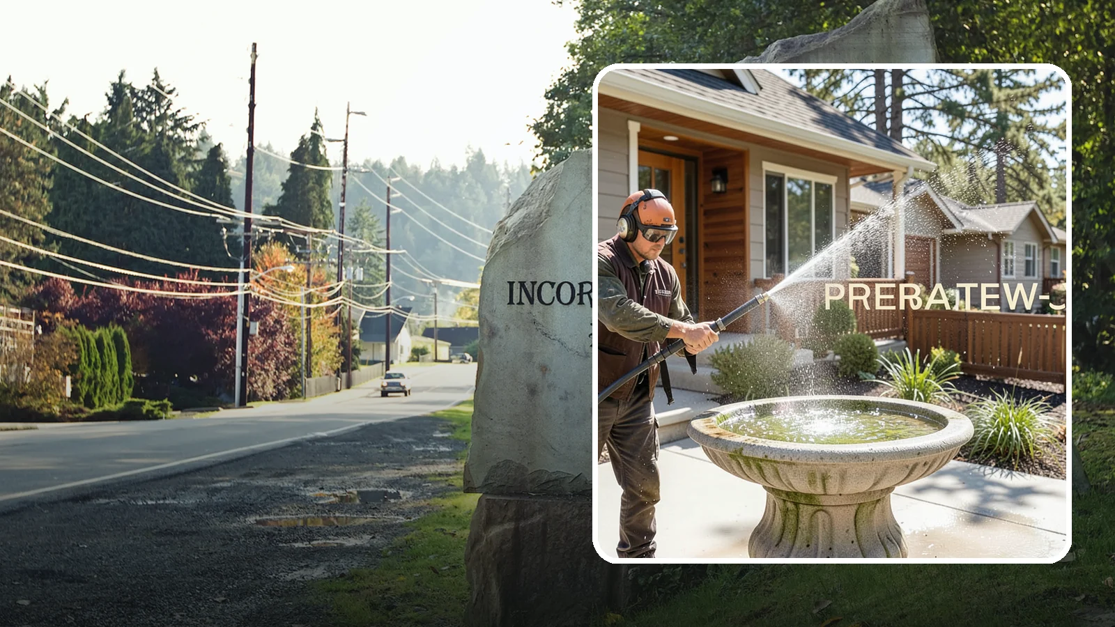 Birdbath Cleaning in Wilkeson, Pierce County, WA - We clean birdbaths to clear algae, mineral scale, and grime from the basin and pedestal for a fresh, healthy water feature.
