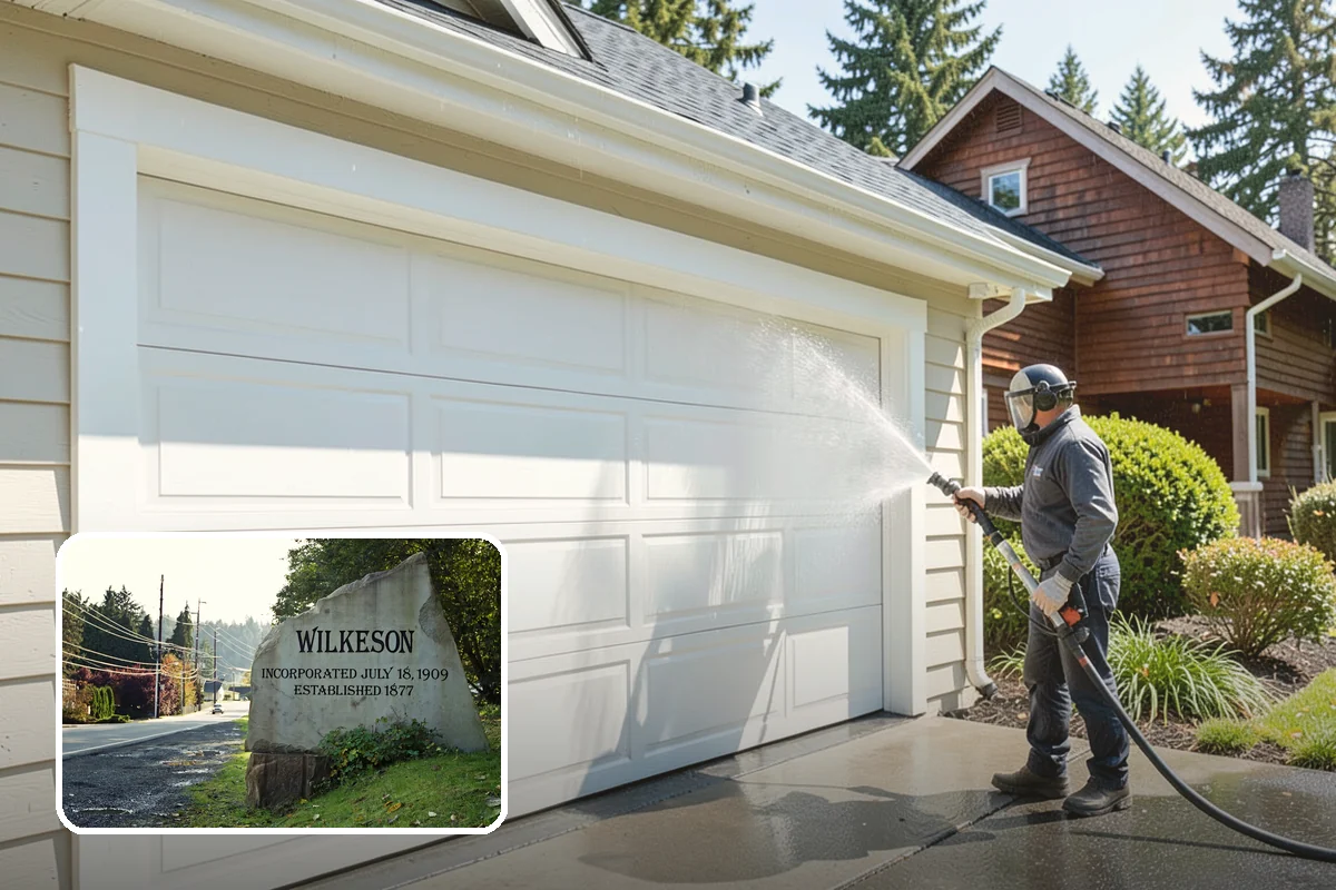 Birdbath Cleaning in Wilkeson, Pierce County, WA - Clears the green algae ring from the basin