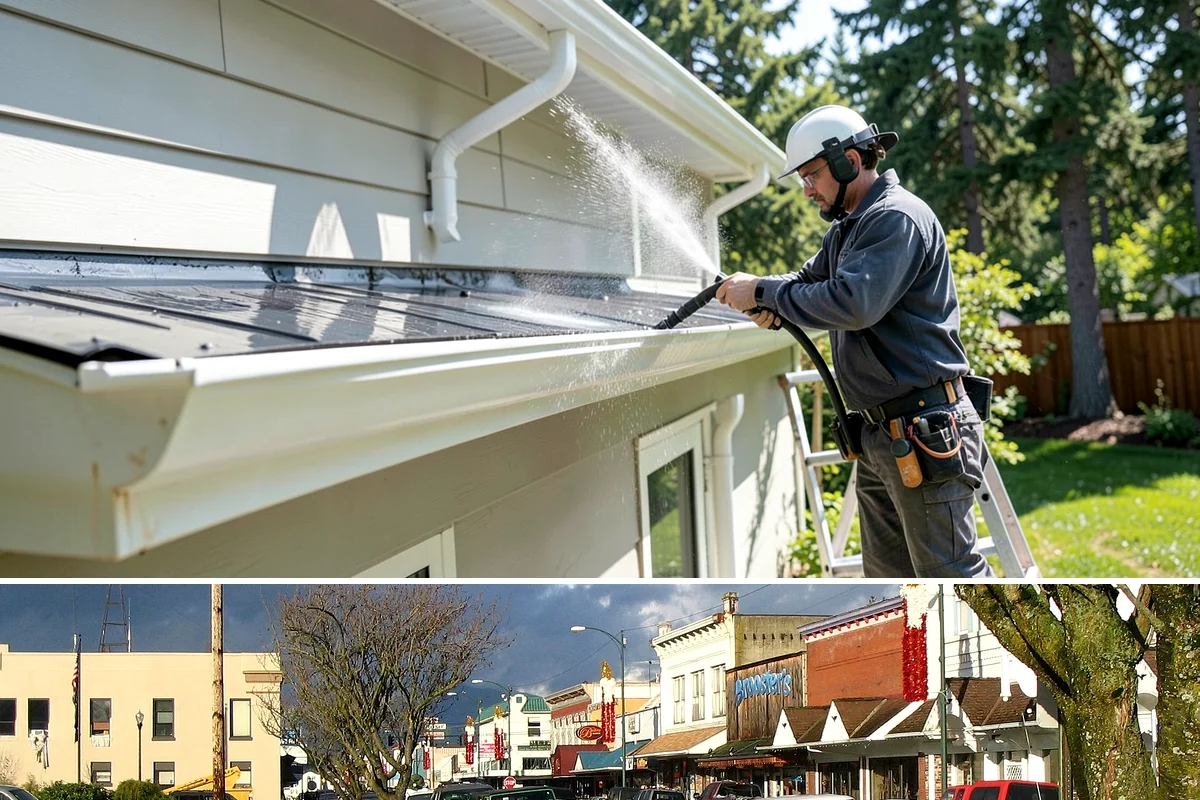 Block Wall Cleaning in Arlington, Snohomish County, WA - Summer is preferable because dry block accepts treatment more evenly and efflorescence is easier to resolve when the wall is not...