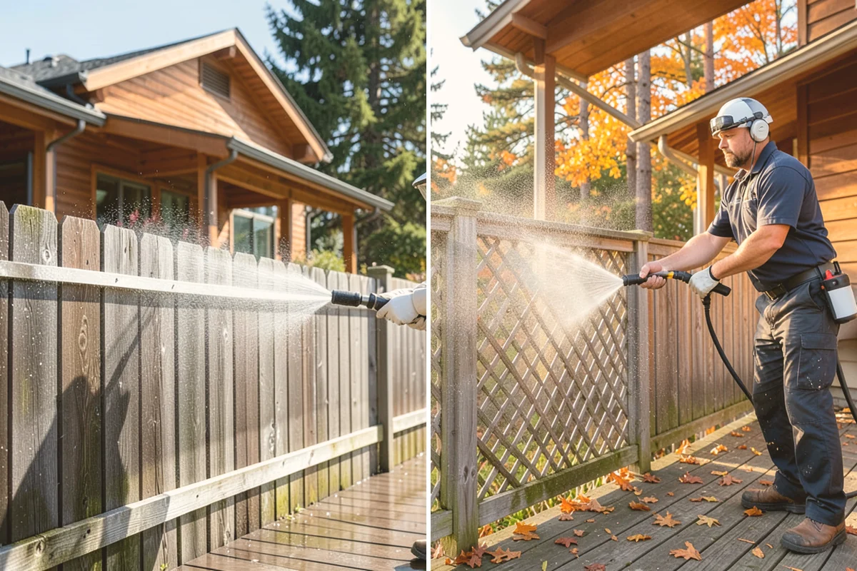 Block Wall Cleaning in Brier, Snohomish County, WA - Protect the base and adjacent surfaces