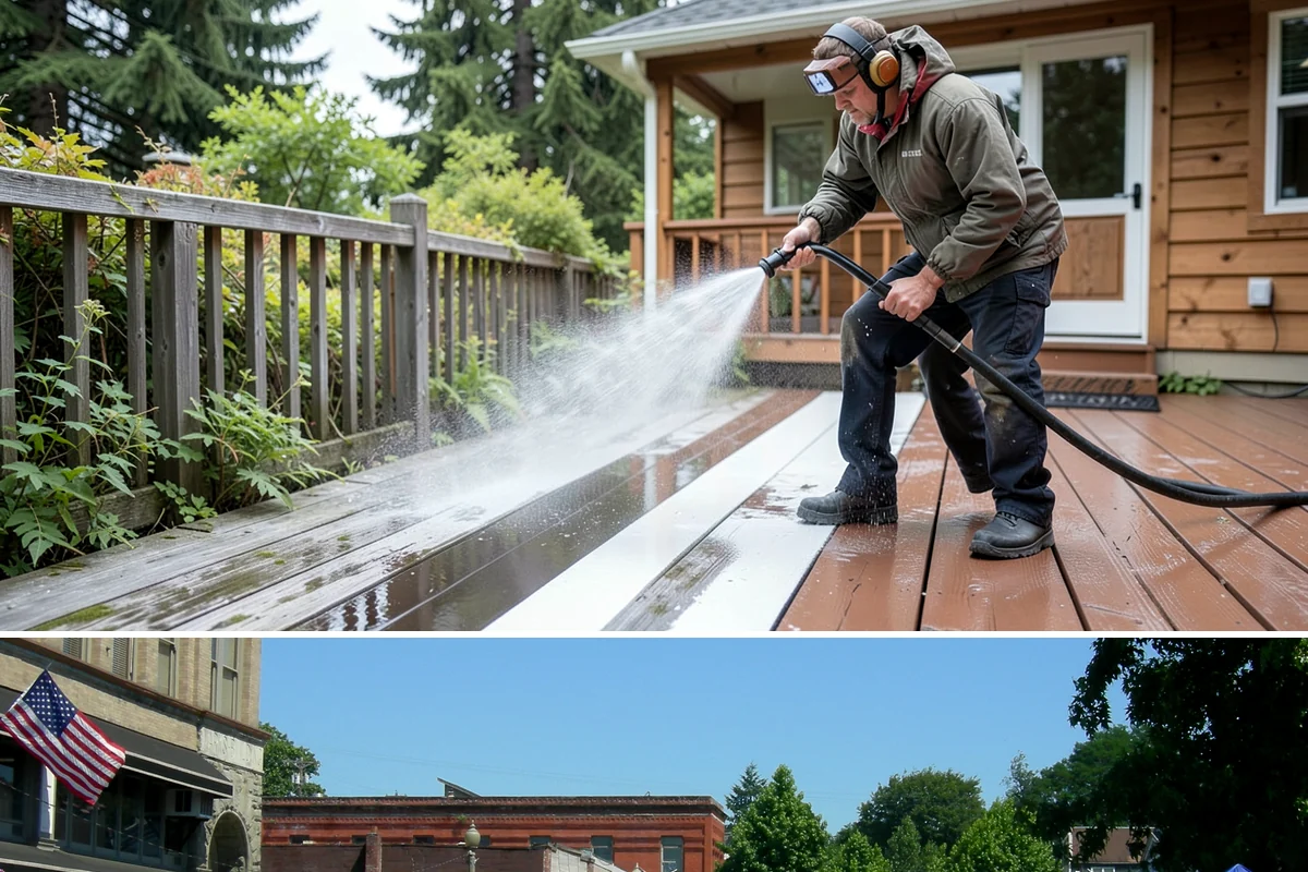 Block Wall Cleaning in Snohomish, Snohomish County, WA - Summer is preferable because dry block accepts treatment more evenly and efflorescence is easier to resolve when the wall is not...