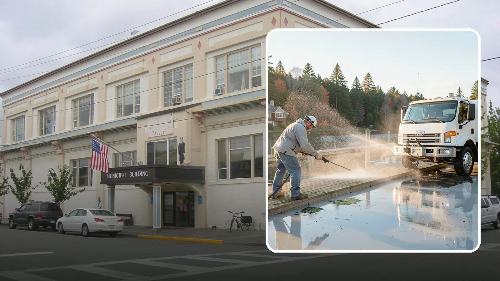 Boat Dock Cleaning in Anacortes, Skagit County, WA - We clean boat docks across Washington waterfronts to remove slick algae, moss, and waterline grime.