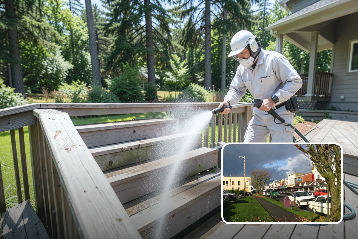 Boat Dock Cleaning in Arlington, Snohomish County, WA - Removes dangerously slick algae from decking