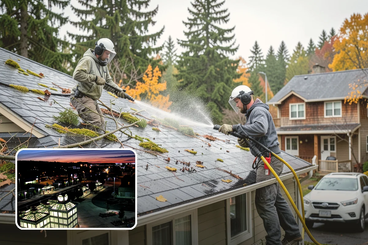 Boat Dock Cleaning in Auburn, King County, WA - Removes dangerously slick algae from decking