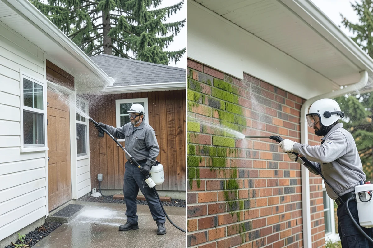 Boat Dock Cleaning in Auburn, King County, WA - Inspect decking material and note slick zones