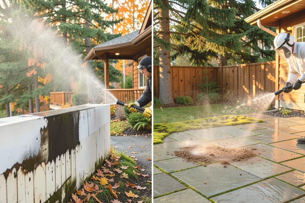 Boat Dock Cleaning in Bellevue, King County, WA - Inspect decking material and note slick zones