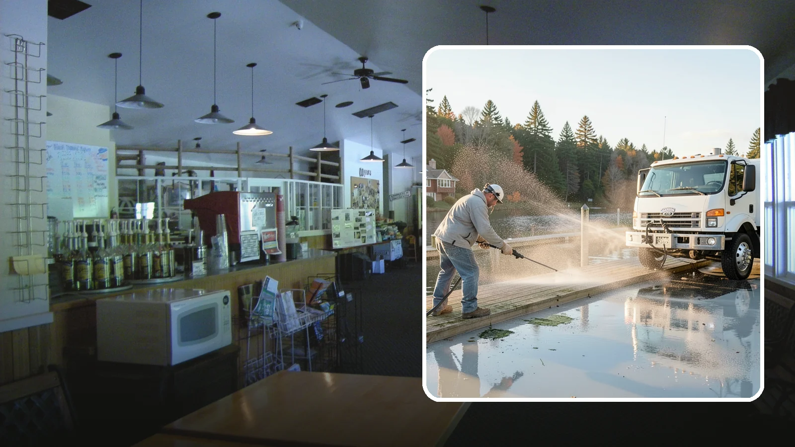 Boat Dock Cleaning in Black Diamond, King County, WA - We clean boat docks across Washington waterfronts to remove slick algae, moss, and waterline grime.