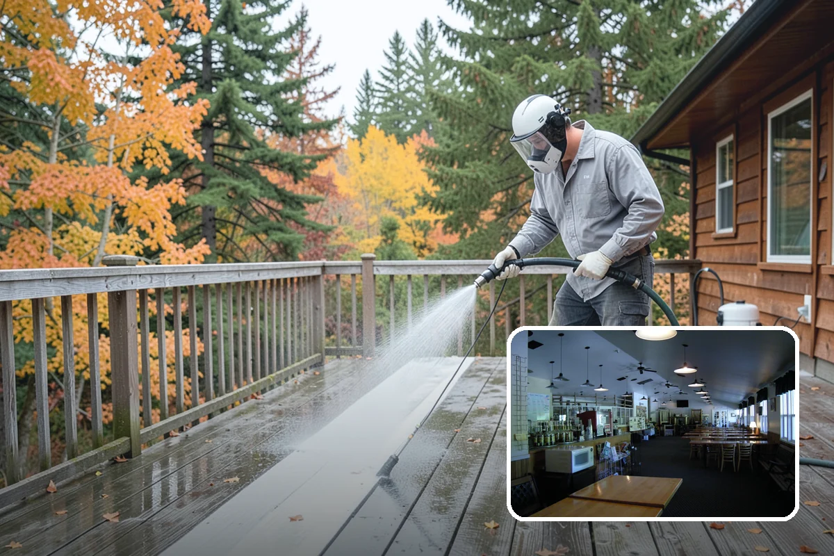 Boat Dock Cleaning in Black Diamond, King County, WA - Removes dangerously slick algae from decking