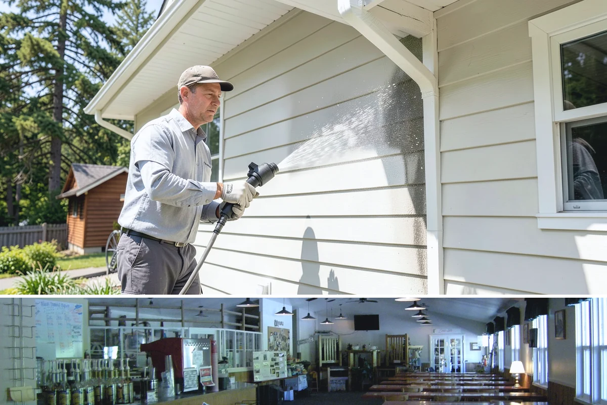 Boat Dock Cleaning in Black Diamond, King County, WA - Docks are best cleaned in late spring ahead of boating season, with a fall touch-up to clear summer algae buildup.
