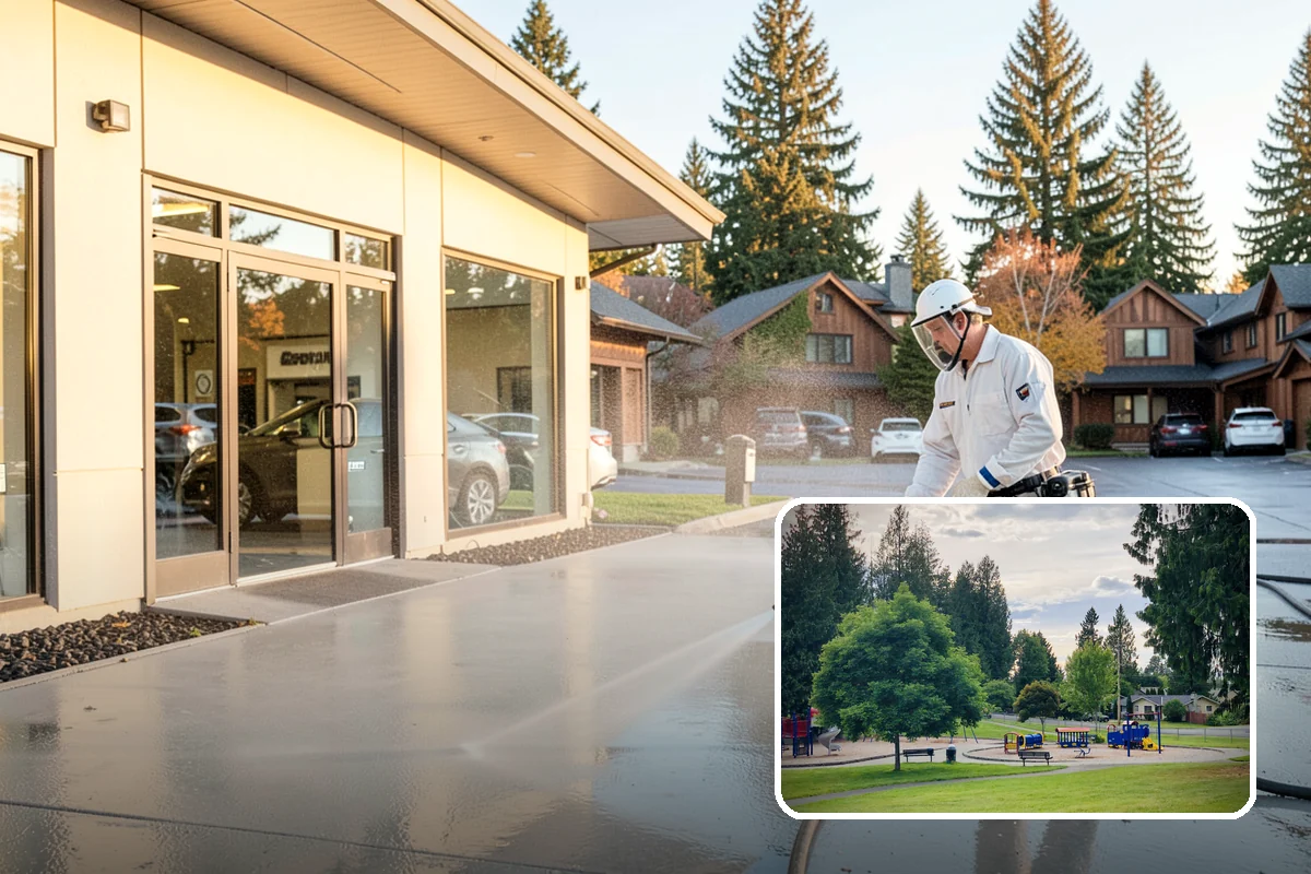 Boat Dock Cleaning in Bonney Lake, Pierce County, WA - Removes dangerously slick algae from decking