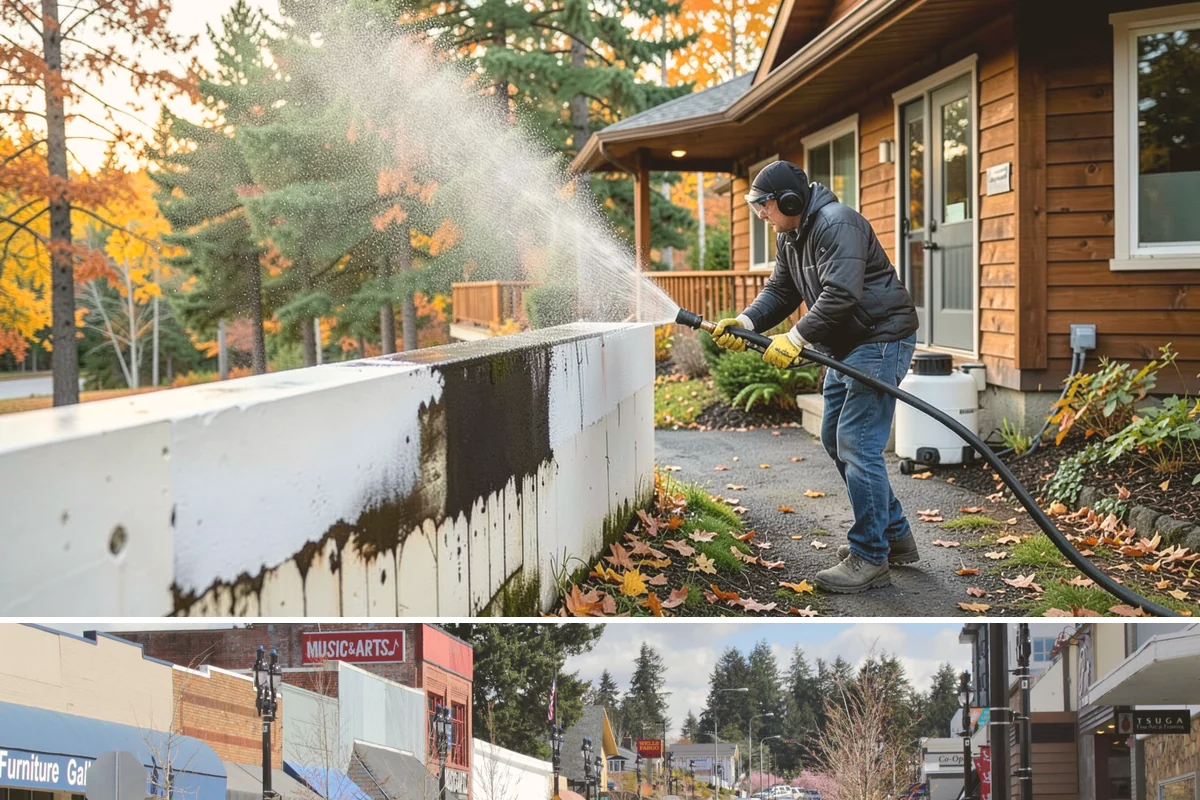 Boat Dock Cleaning in Bothell, King County, WA - Docks are best cleaned in late spring ahead of boating season, with a fall touch-up to clear summer algae buildup.