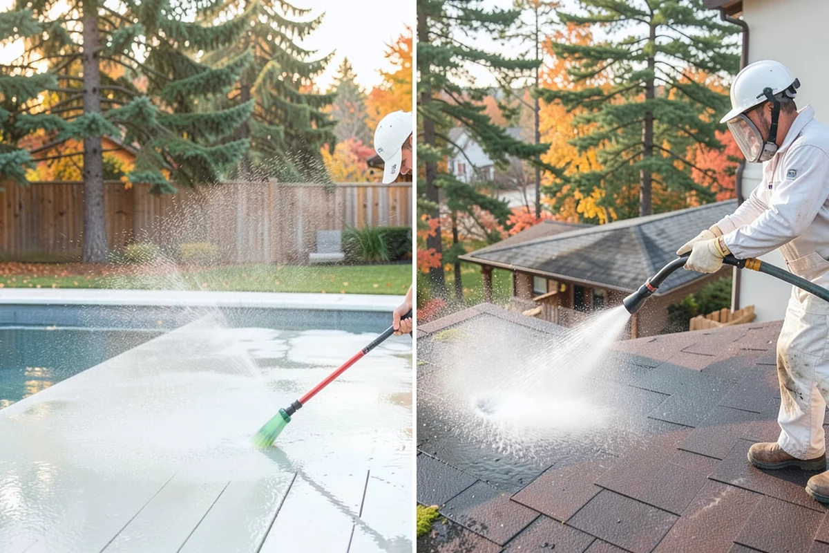 Boat Dock Cleaning in Buckley, Pierce County, WA - Inspect decking material and note slick zones