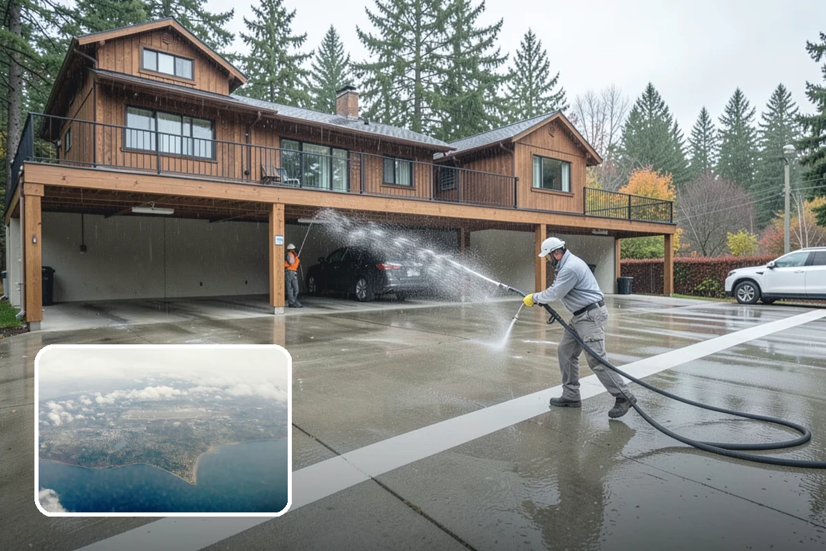 Boat Dock Cleaning in Burien, King County, WA - Removes dangerously slick algae from decking