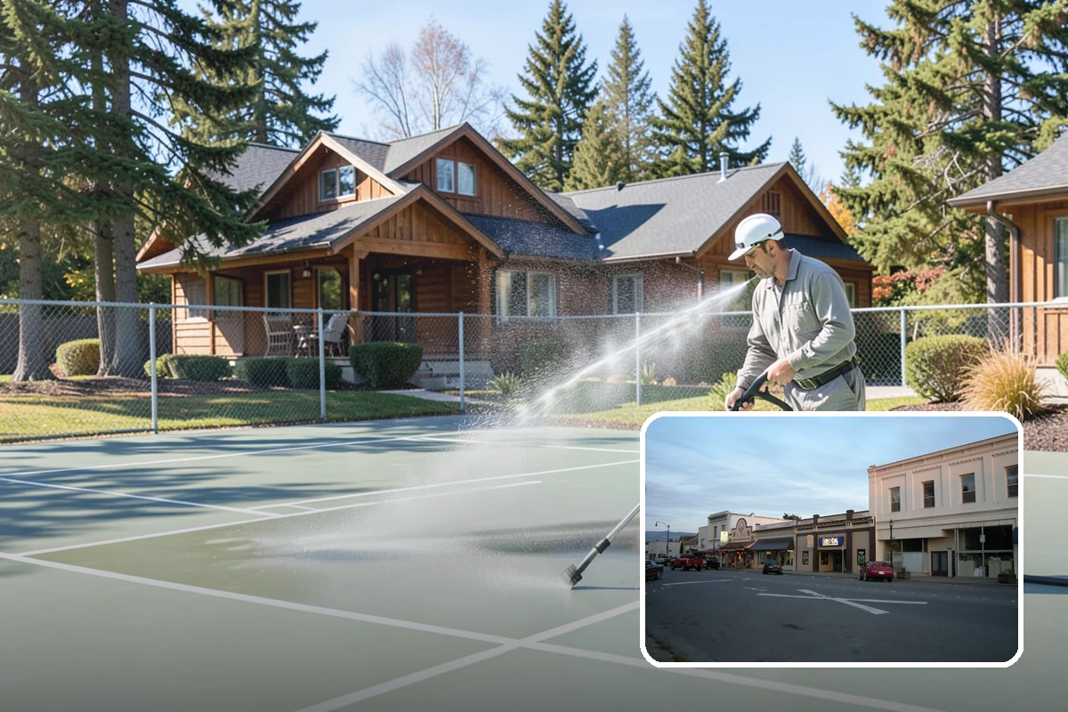 Boat Dock Cleaning in Burlington, Skagit County, WA - Removes dangerously slick algae from decking