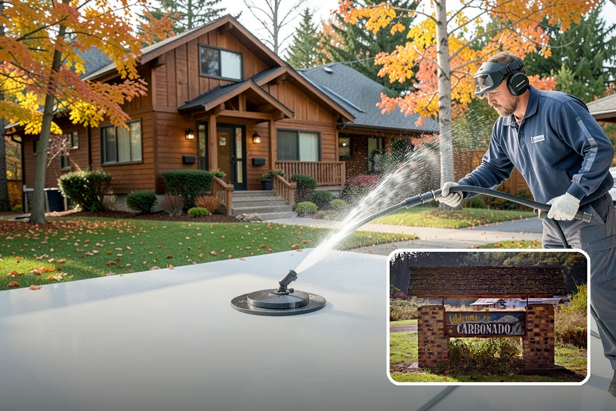 Boat Dock Cleaning in Carbonado, Pierce County, WA - Removes dangerously slick algae from decking