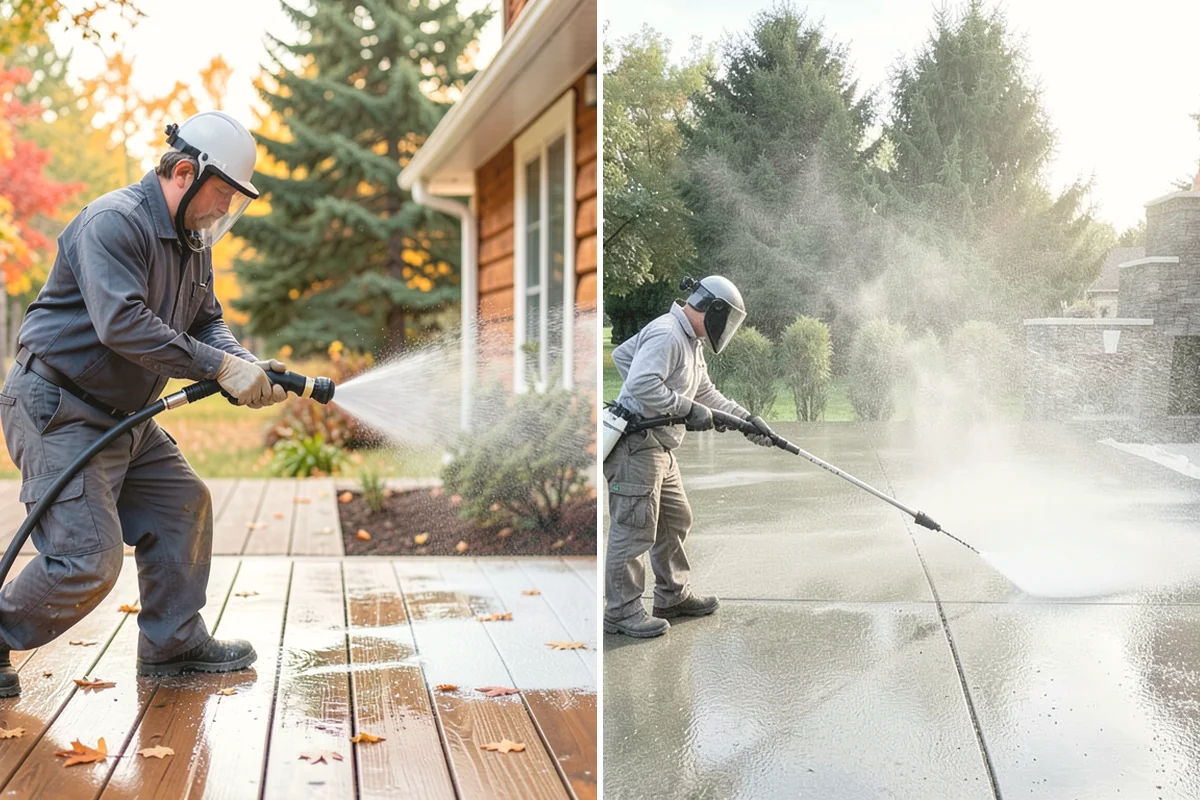 Boat Dock Cleaning in Carbonado, Pierce County, WA - Inspect decking material and note slick zones