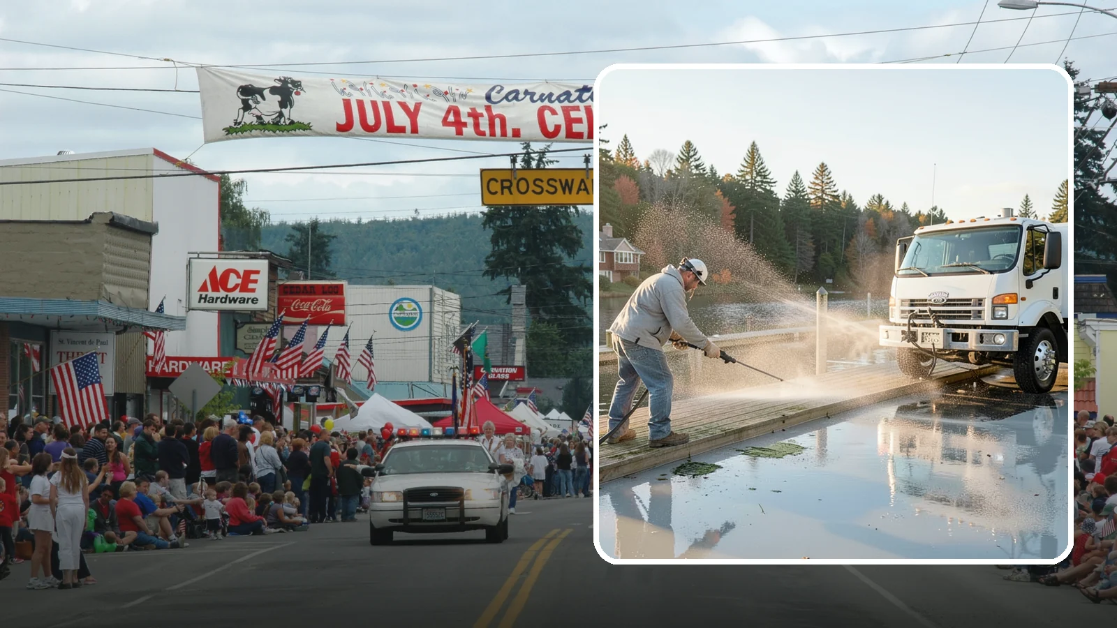 Boat Dock Cleaning in Carnation, King County, WA - We clean boat docks across Washington waterfronts to remove slick algae, moss, and waterline grime.