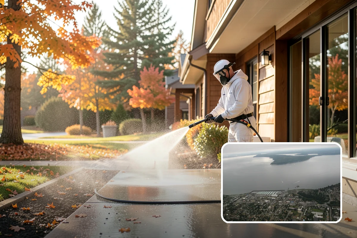 Boat Dock Cleaning in Des Moines, King County, WA - Removes dangerously slick algae from decking