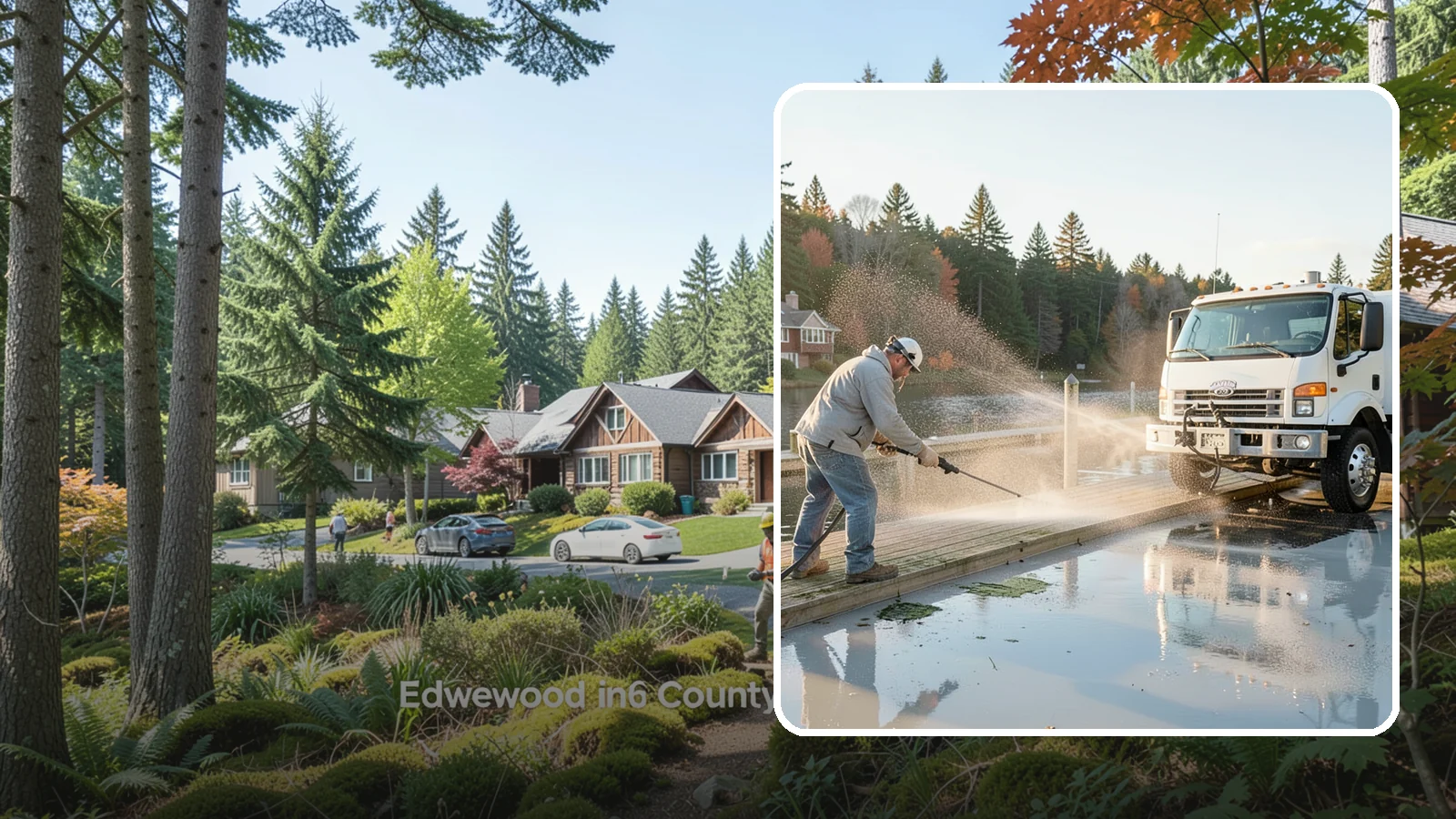 Boat Dock Cleaning in Edgewood, Pierce County, WA - We clean boat docks across Washington waterfronts to remove slick algae, moss, and waterline grime.