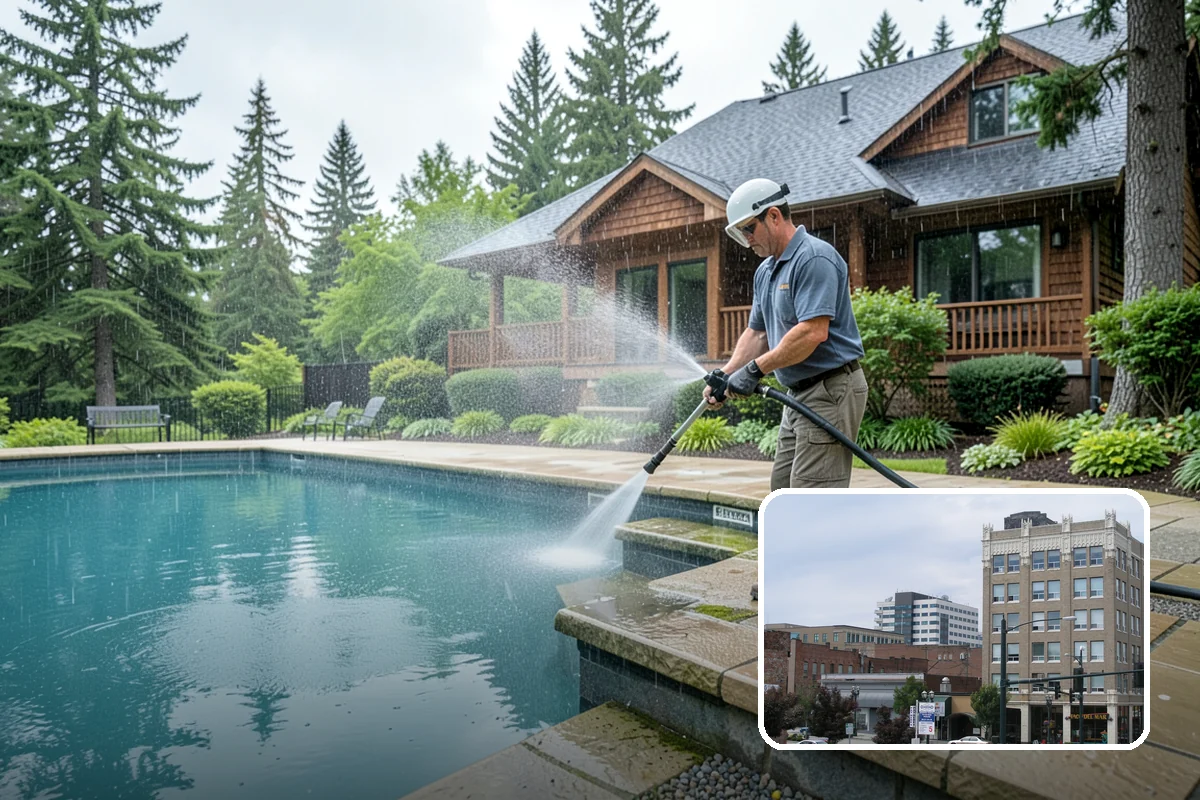 Boat Dock Cleaning in Everett, Snohomish County, WA - Removes dangerously slick algae from decking