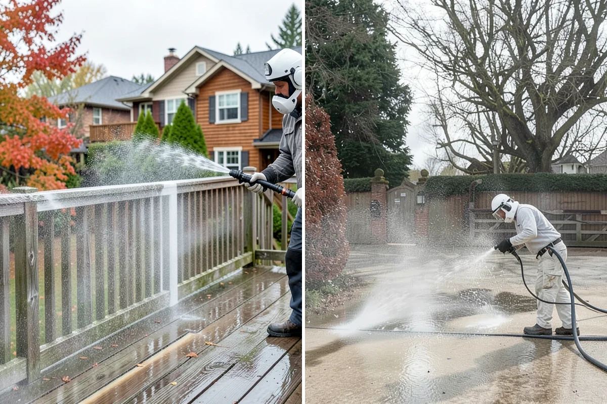 Boat Dock Cleaning in Federal Way, King County, WA - Inspect decking material and note slick zones