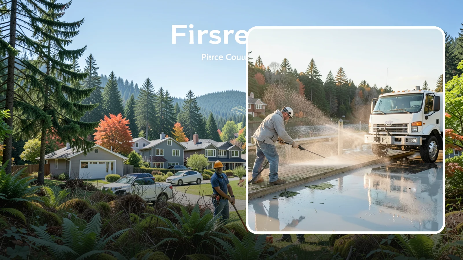 Boat Dock Cleaning in Fircrest, Pierce County, WA - We clean boat docks across Washington waterfronts to remove slick algae, moss, and waterline grime.