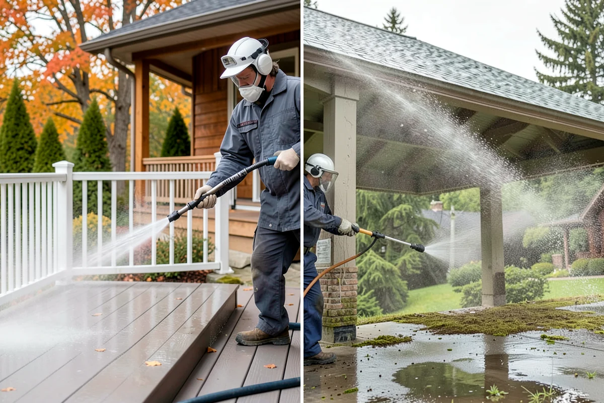Boat Dock Cleaning in Fircrest, Pierce County, WA - Inspect decking material and note slick zones