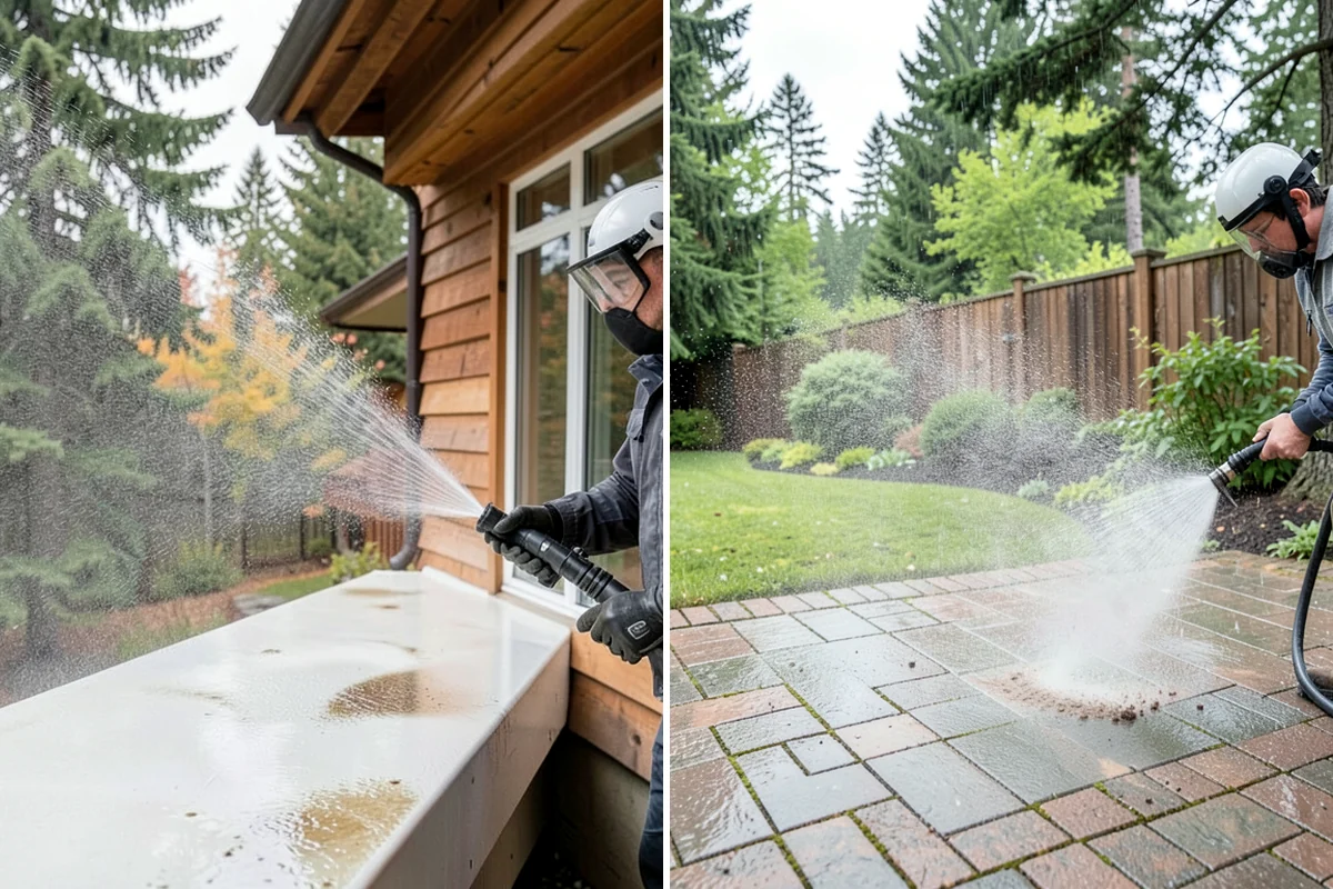 Boat Dock Cleaning in Gig Harbor, Pierce County, WA - Inspect decking material and note slick zones