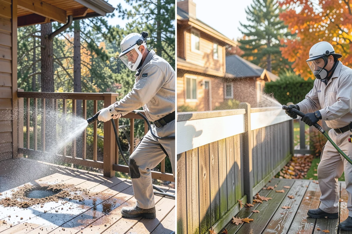 Boat Dock Cleaning in Gold Bar, Snohomish County, WA - Inspect decking material and note slick zones