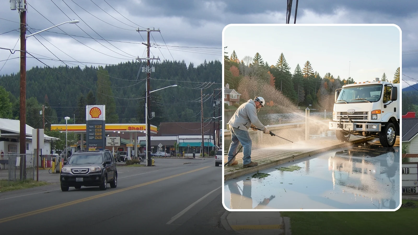 Boat Dock Cleaning in Granite Falls, Snohomish County, WA - We clean boat docks across Washington waterfronts to remove slick algae, moss, and waterline grime.