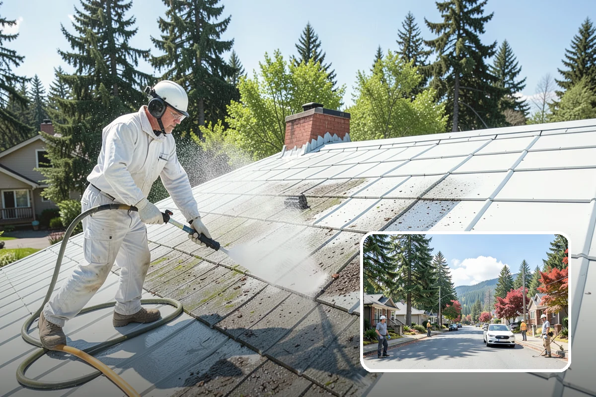 Boat Dock Cleaning in Hunts Point, King County, WA - Removes dangerously slick algae from decking