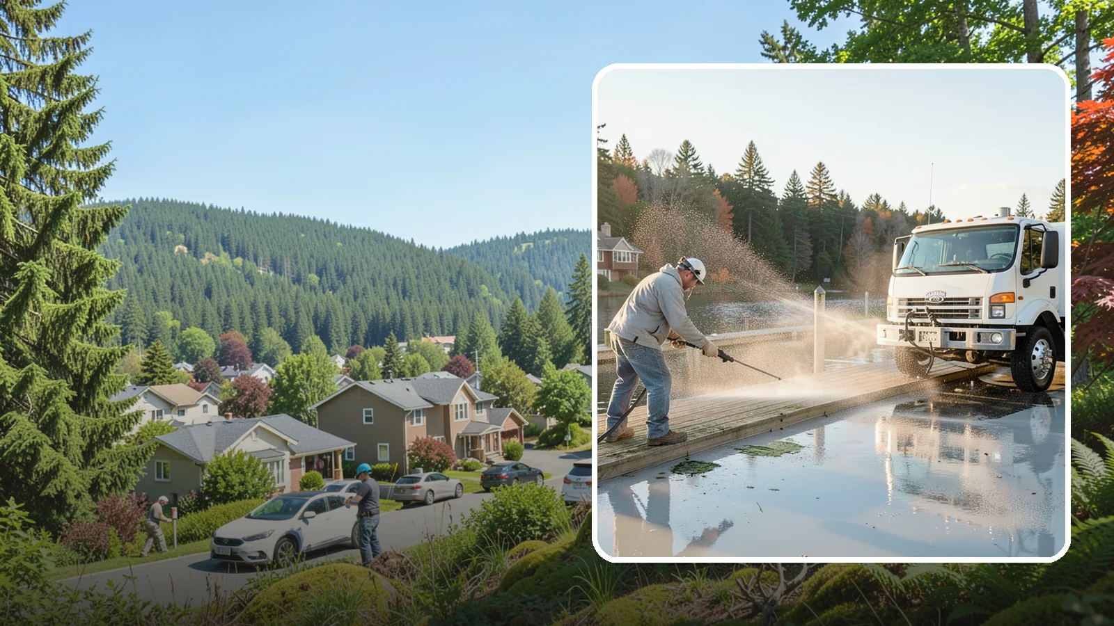 Boat Dock Cleaning in Index, Snohomish County, WA - We clean boat docks across Washington waterfronts to remove slick algae, moss, and waterline grime.